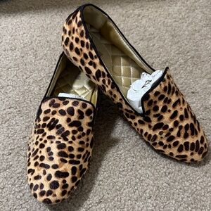 Birdies Leopard Print Loafers
